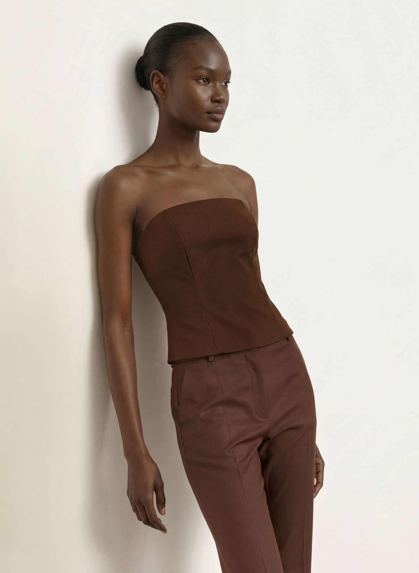 BOSS BYANA Bustier: DARK BROWN