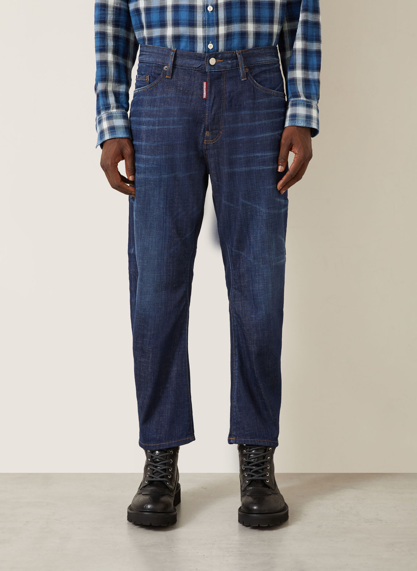 DSQUARED2 Jeans BRO Regular Fit: 470 NAVY BLUE