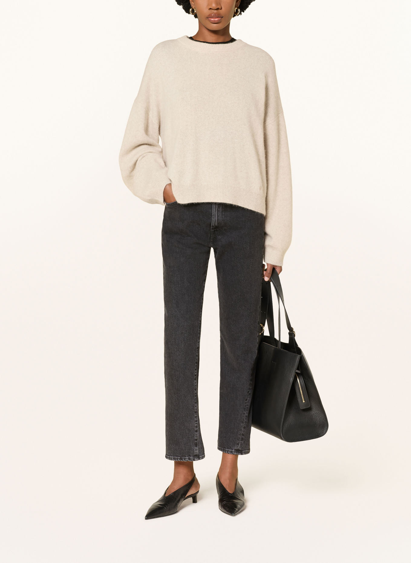 LOULOU DE SAISON Trui TRISTAN: CRÈME