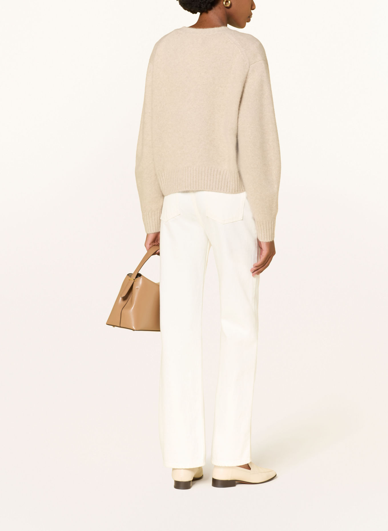 LOULOU DE SAISON Strickjacke REMUS: CREME