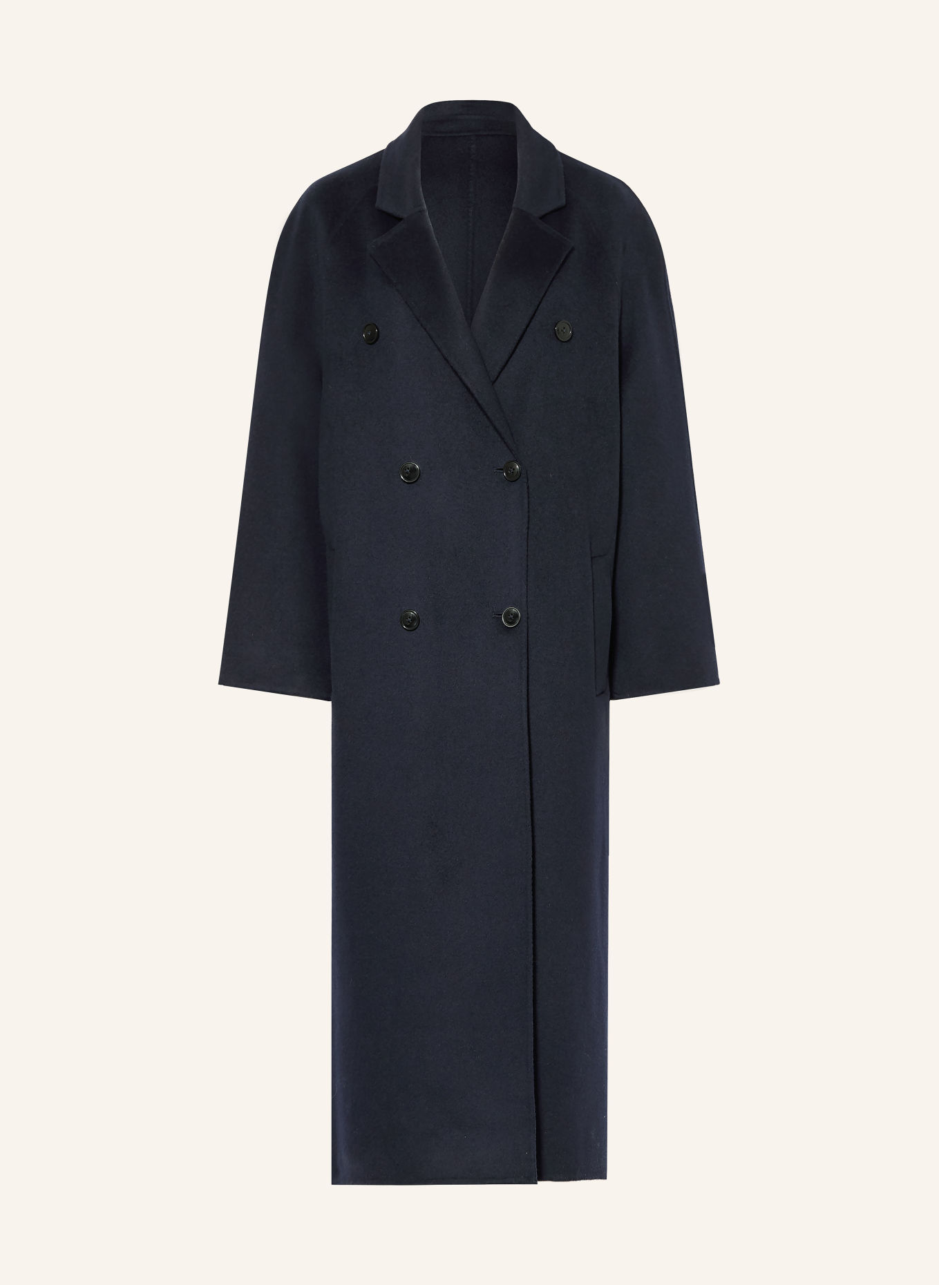 LOULOU DE SAISON Wollen mantel IRVIN: DONKERBLAUW