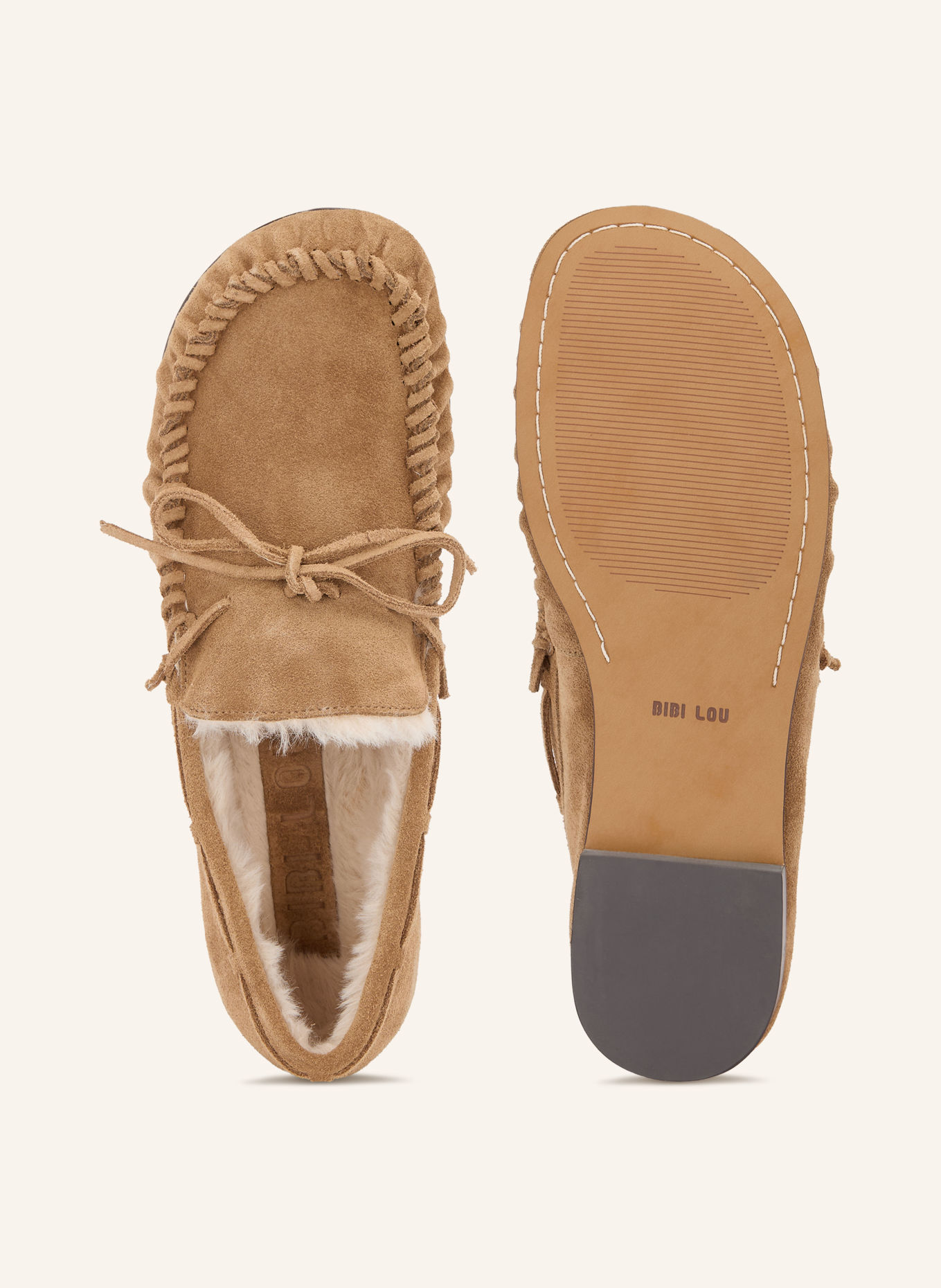 BIBI LOU Moccasins: LIGHT BROWN