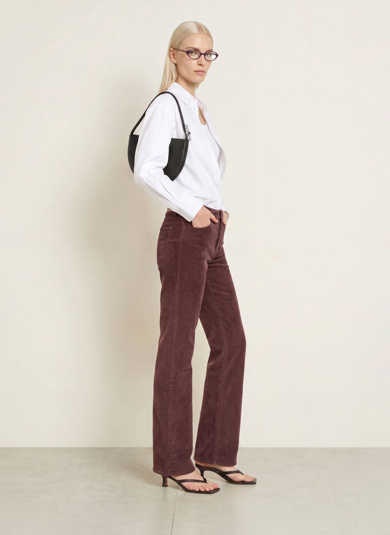 mavi Cordbroek MALIBU: BRUIN