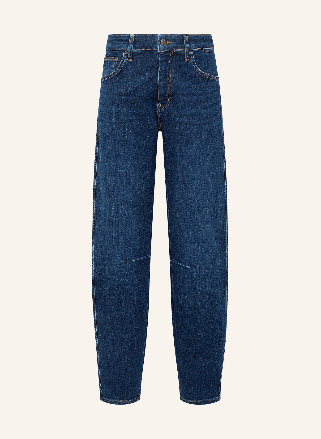 mavi Jeansy typu barrel LEILA: A3637 Deep Blue STR
