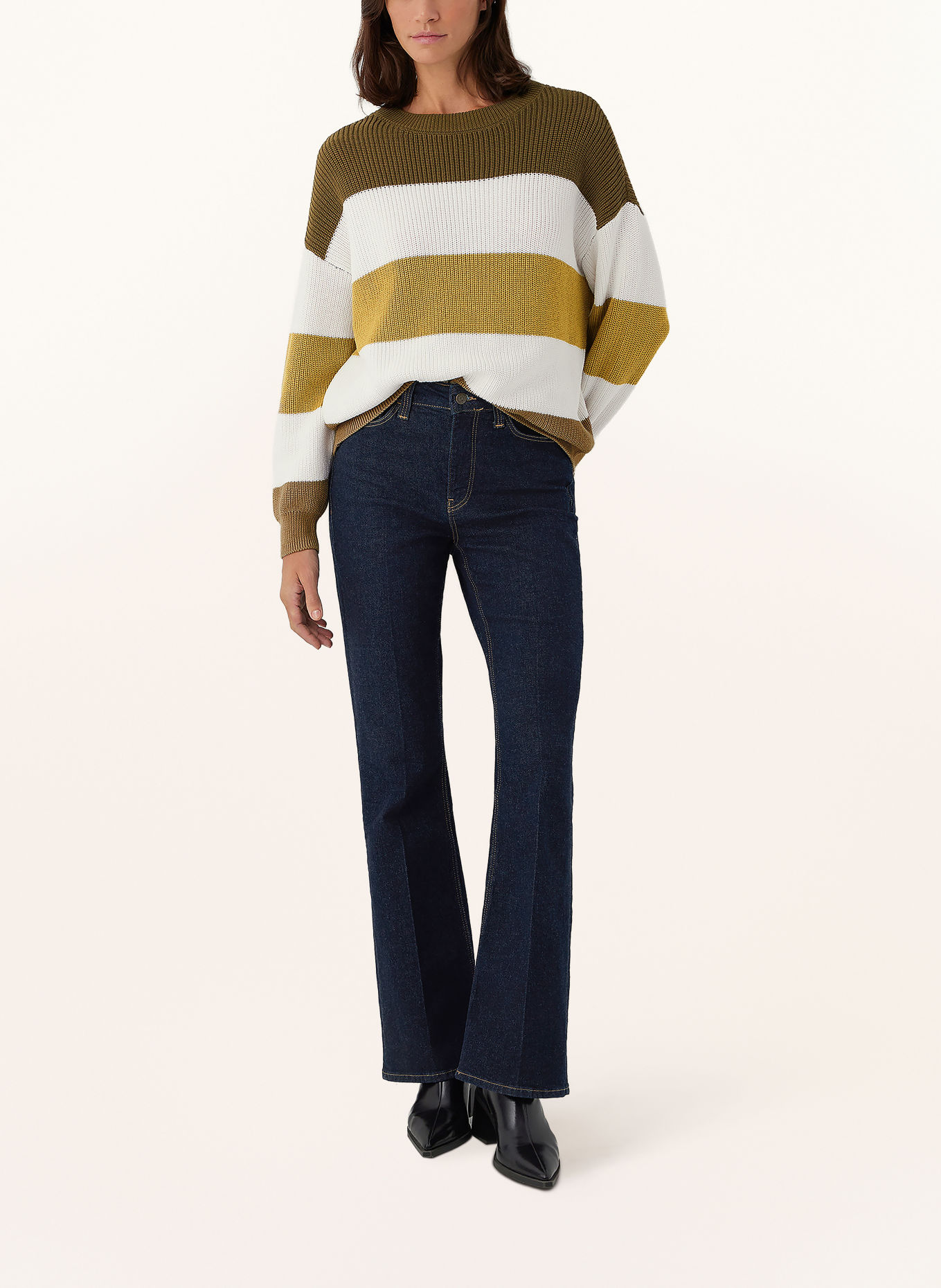 mavi Pullover: OLIV / KHAKI / WEISS