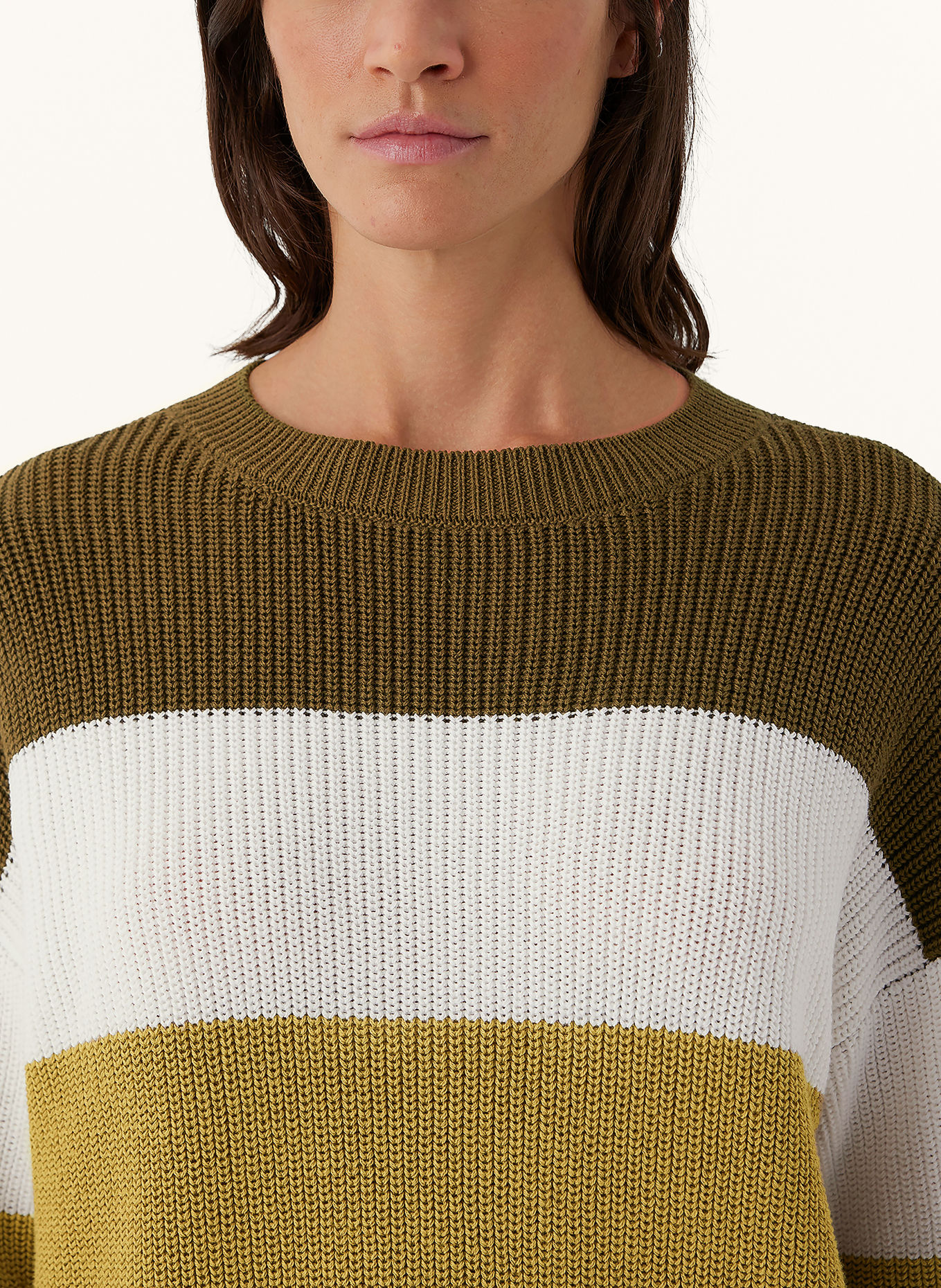 mavi Pullover: OLIV / KHAKI / WEISS
