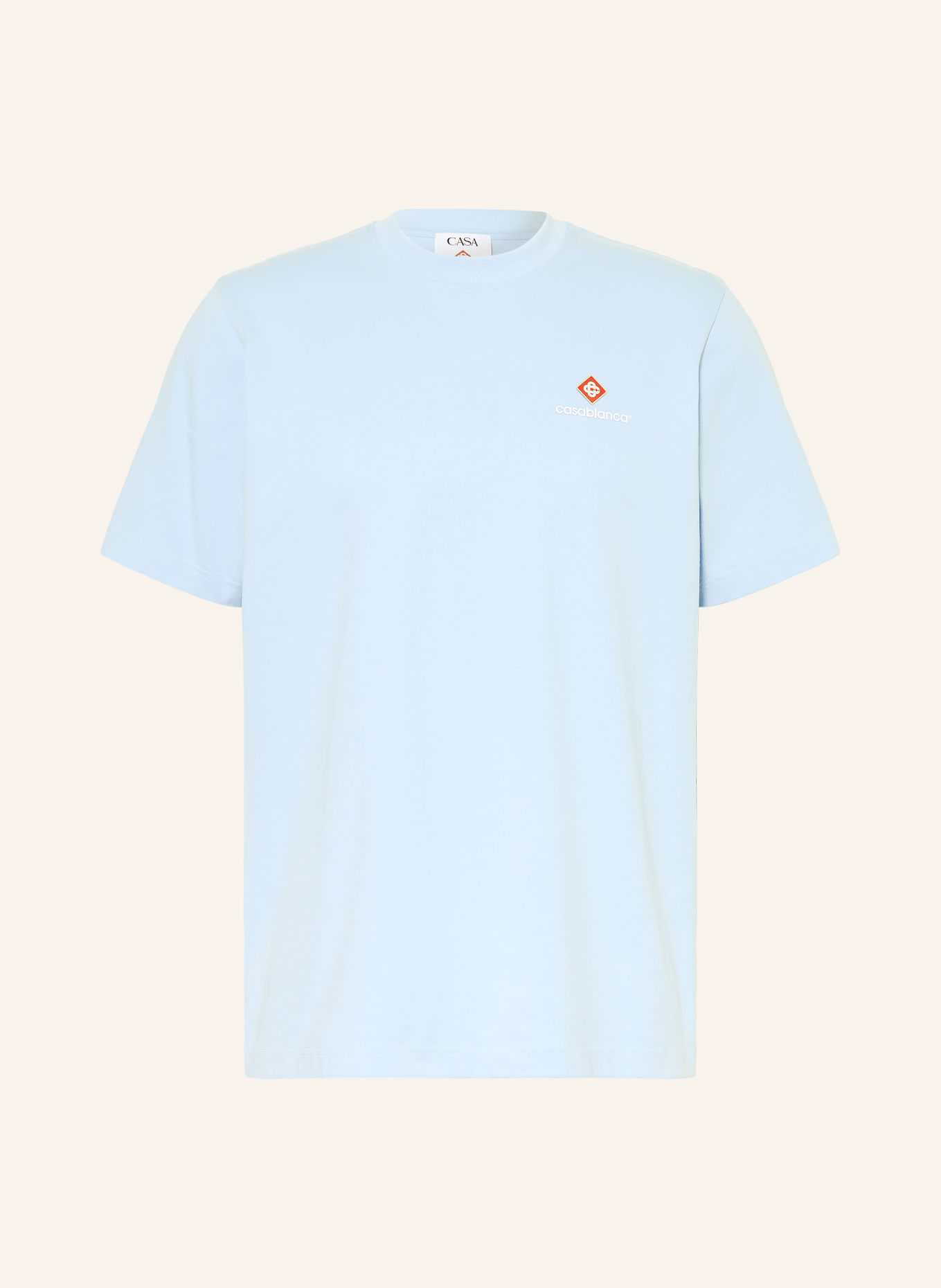 Casablanca T-shirt: BLEU CLAIR