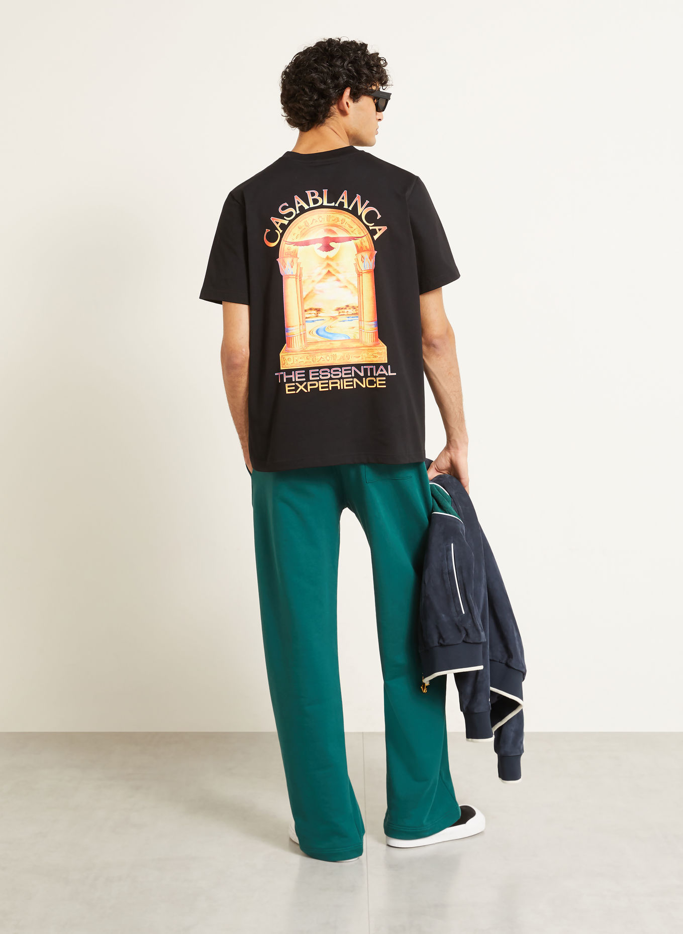 Casablanca T-shirt: NOIR / ROUGE / JAUNE