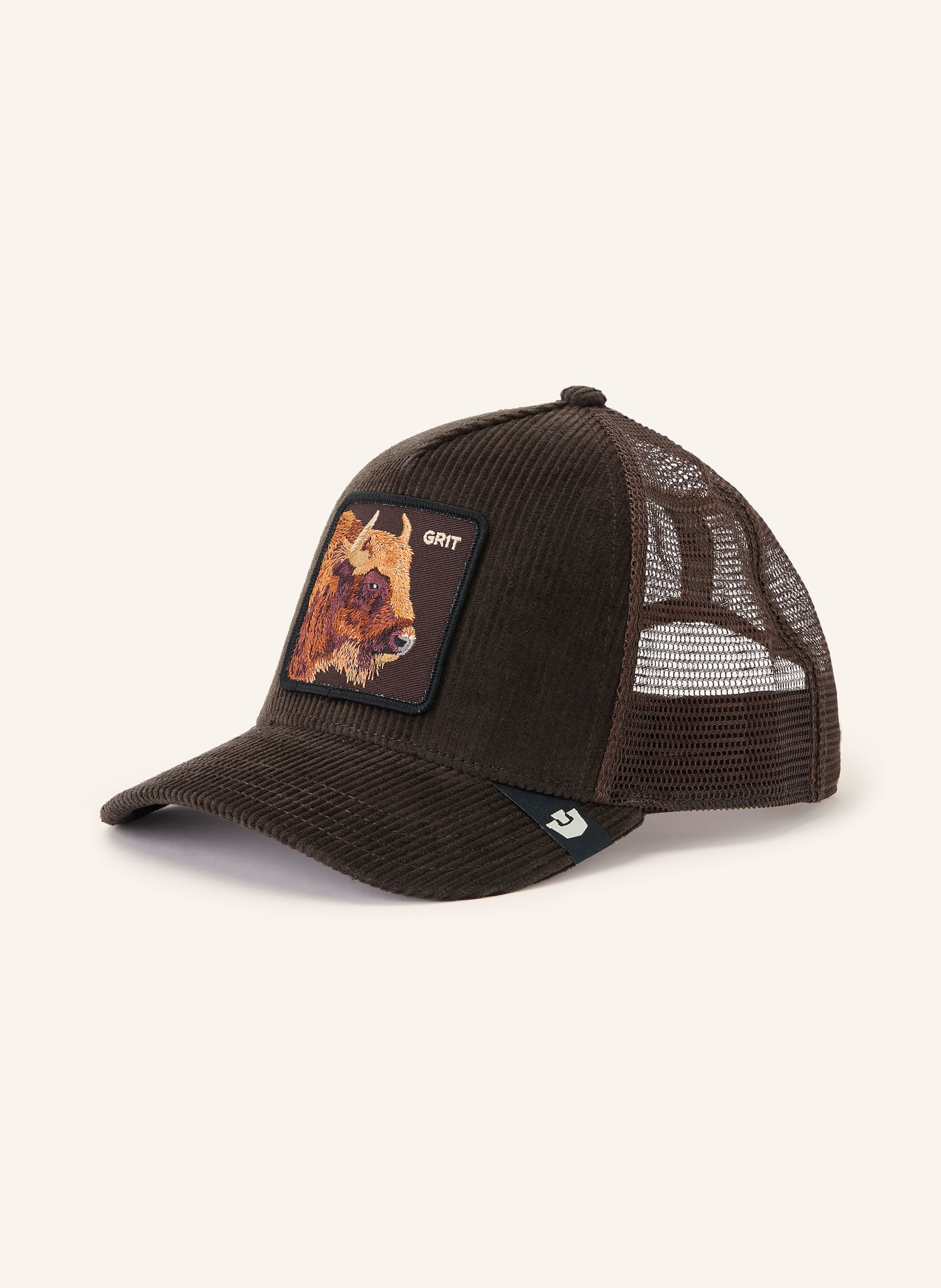 GOORIN BROS. Casquette en velours côtelé CORDUROY GRIT: MARRON FONCÉ / MARRON CLAIR / MARRON