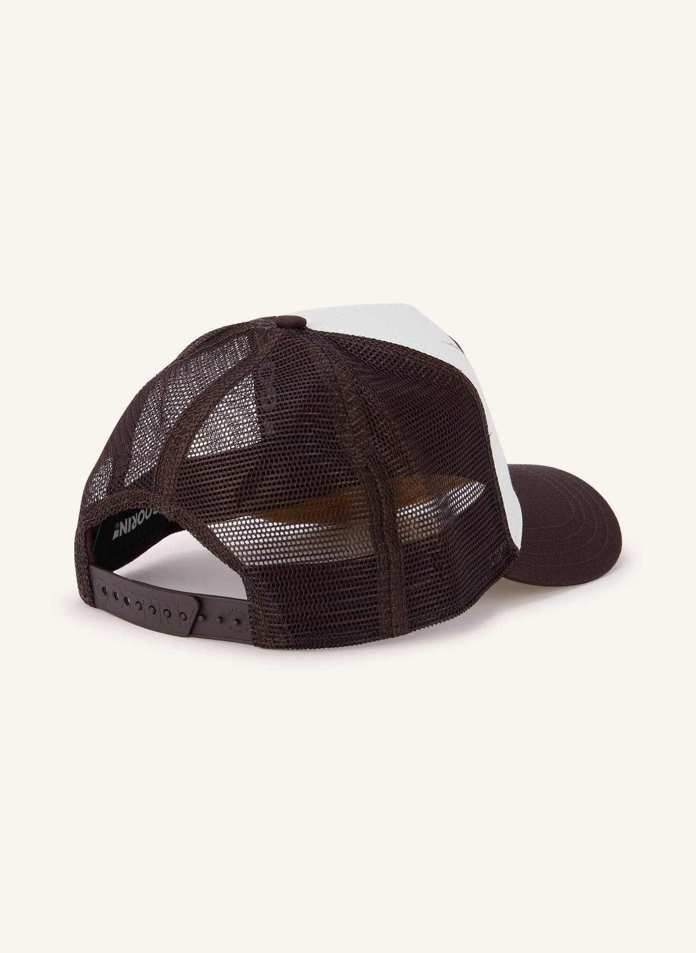 GOORIN BROS. OVER THE LINE LONGHORN Cap: DARK BROWN / CREAM