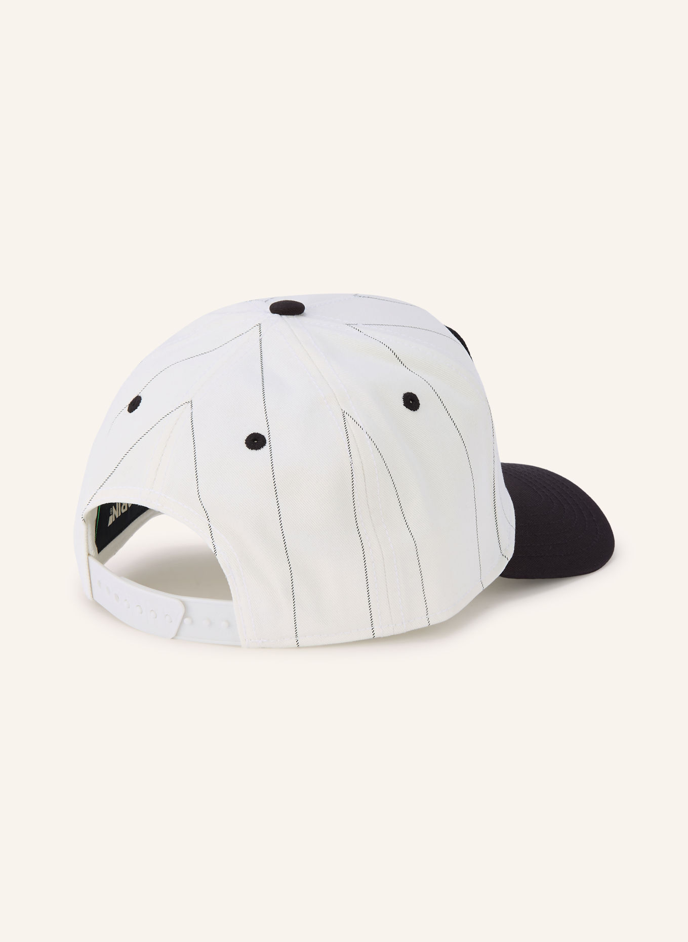 GOORIN BROS. Cap PINSTRIPE PANTHER: SCHWARZ / CREME