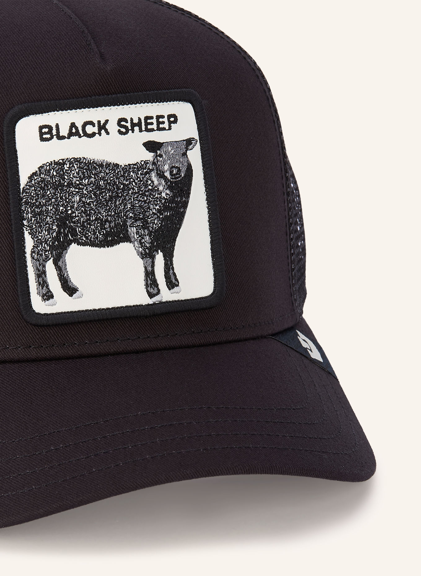 GOORIN BROS. Cap BLACK SHEEP TRUCKER: SCHWARZ