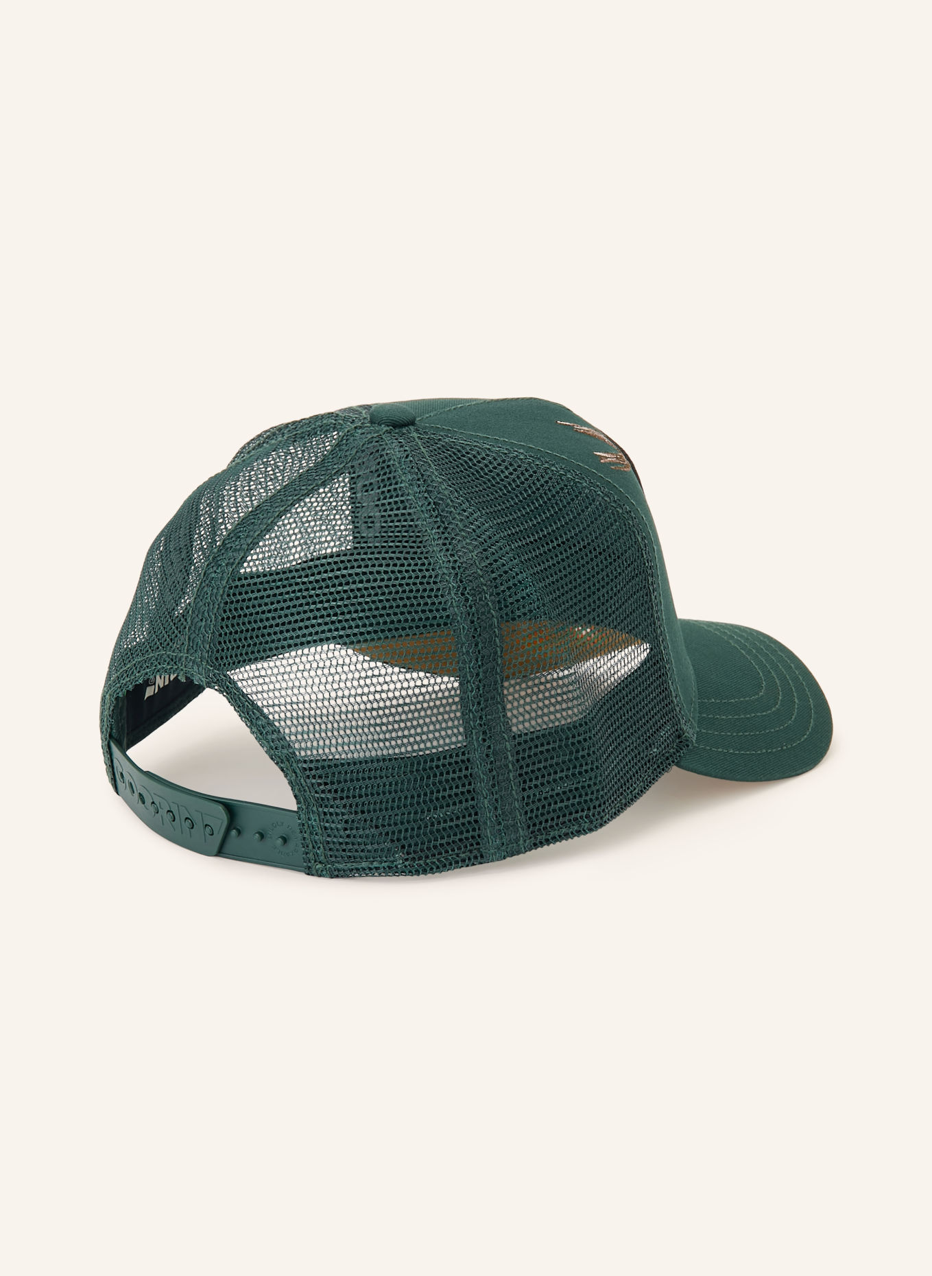 GOORIN BROS. Cap OVER THE LINE BUCK: TMAVĚ ZELENÁ / HNĚDÁ / BÍLÁ