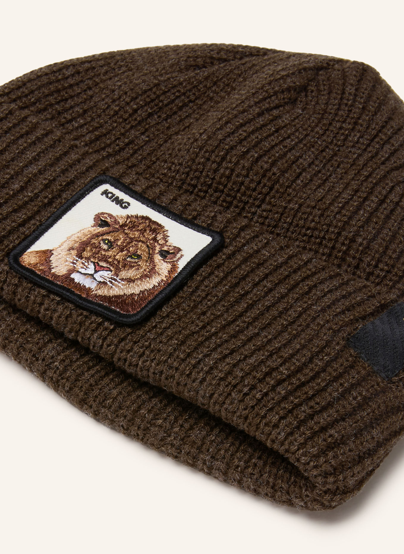 GOORIN BROS. Bonnet THE KING LION: MARRON FONCÉ / BLANC / NOIR