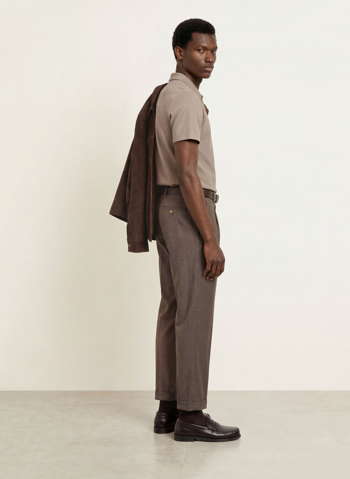 BALDESSARINI Chino kalhoty Slim Fit: ČERNOŠEDÁ