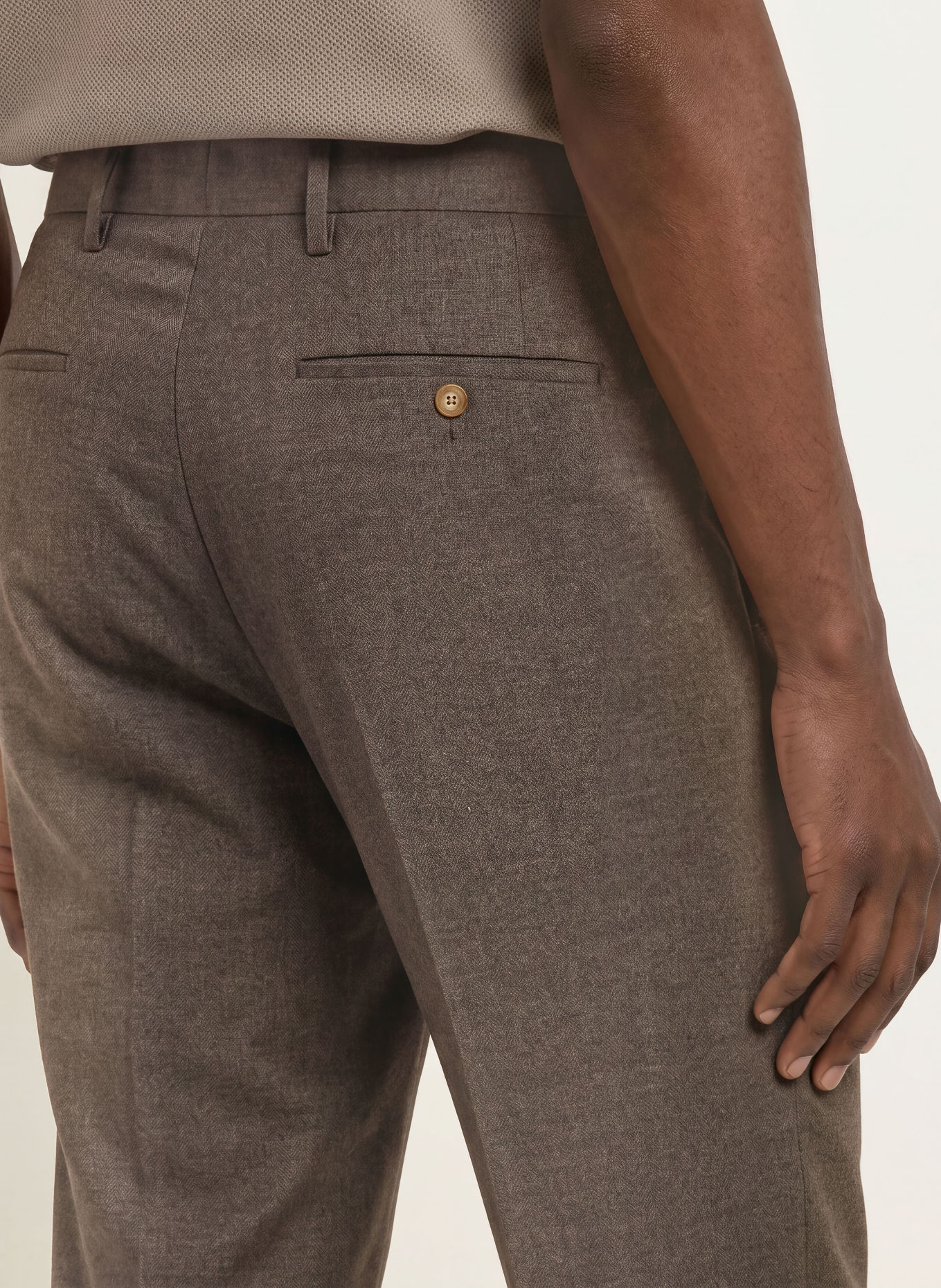 BALDESSARINI Chino kalhoty Slim Fit: ČERNOŠEDÁ