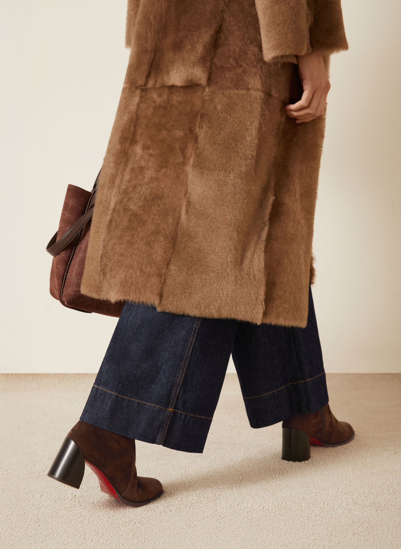 Christian Louboutin IRA Ankle boots: DARK BROWN