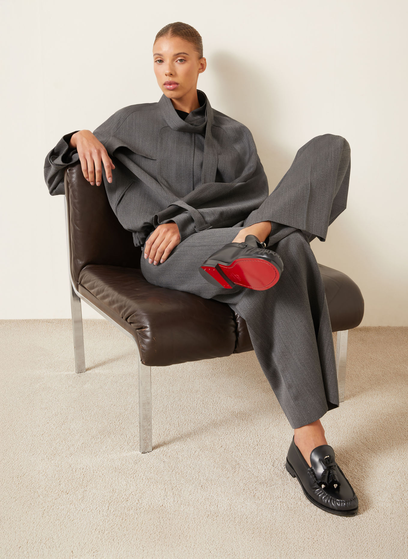 Christian Louboutin ROCHELLE Loafers: BLACK