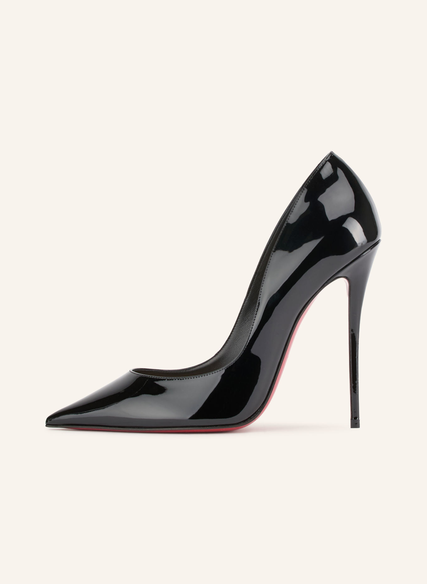 Christian Louboutin Lakierowane czółenka LA PIGALLE: CZARNY