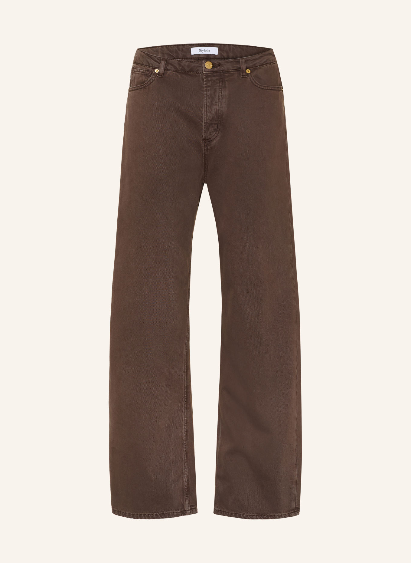 Stylein KEANU Barrel-leg jeans: COFFEE