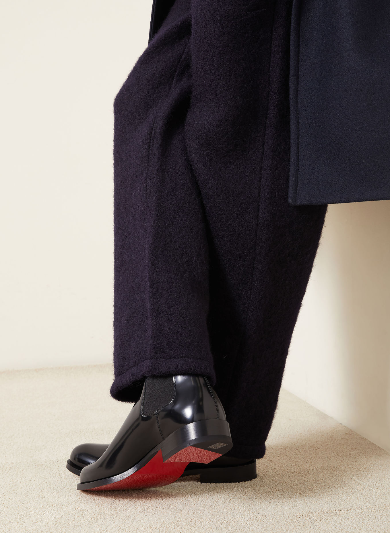 Christian Louboutin CHOUCAIR Chelsea boots: BLACK