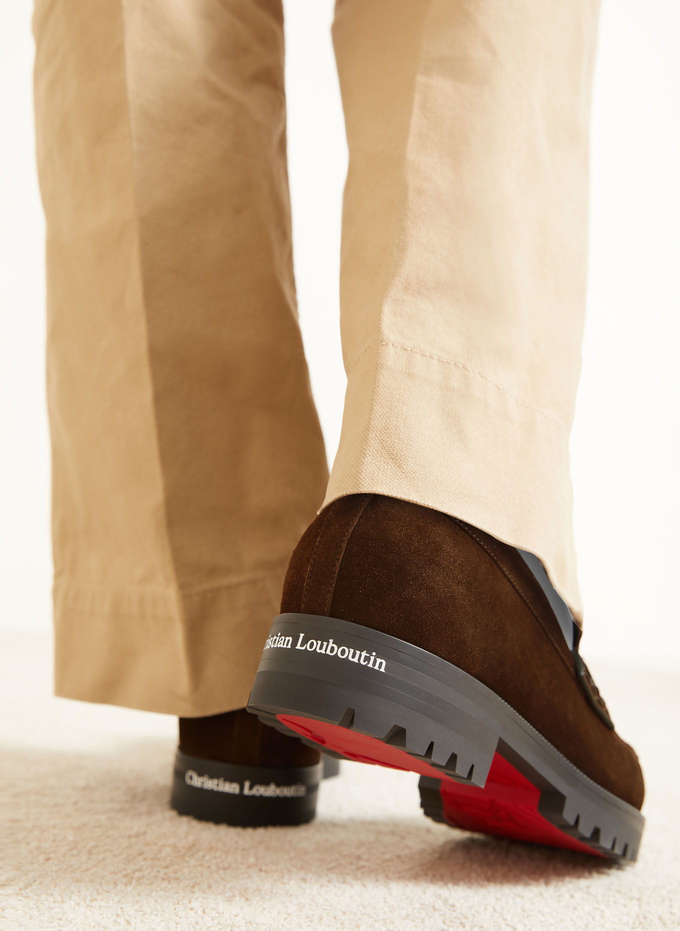 Christian Louboutin CAVAVIN Loafers: DARK BROWN