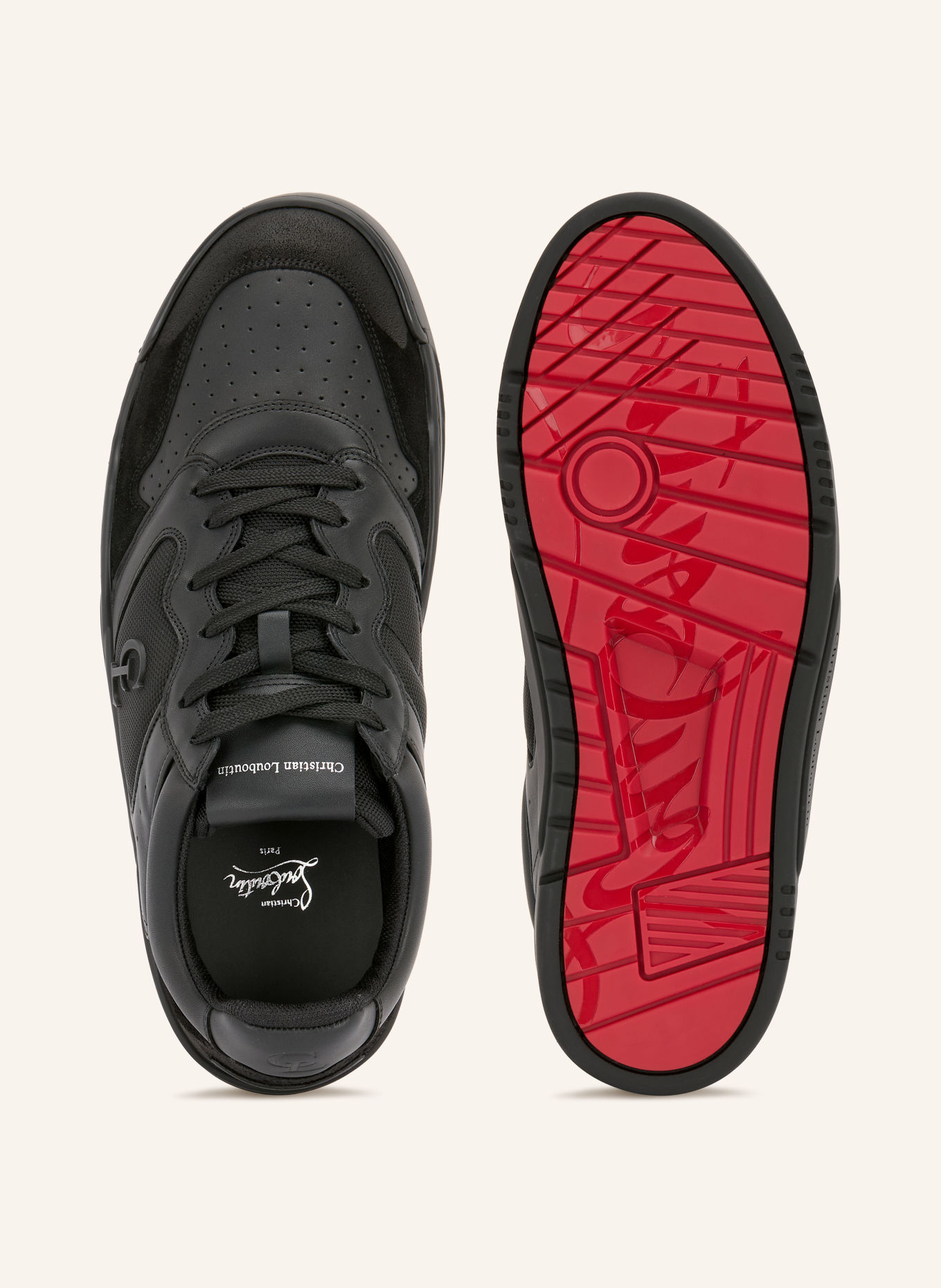 Christian Louboutin Sneaker BSKTBALL 1 RETRO: SCHWARZ