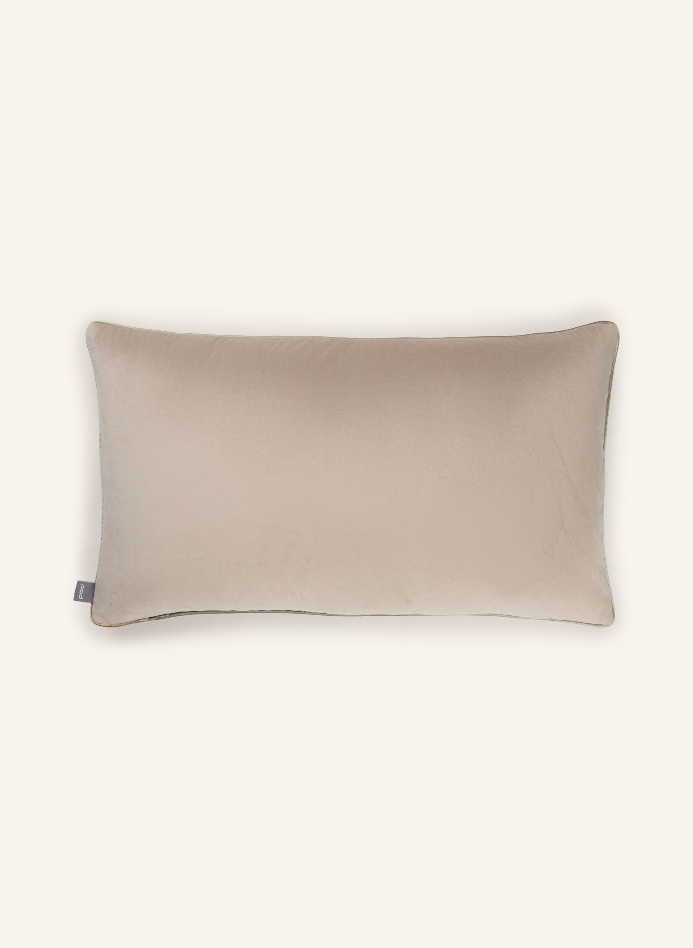 PAD Sierkussenhoes ELK van fluweel: BEIGE / CAMEL