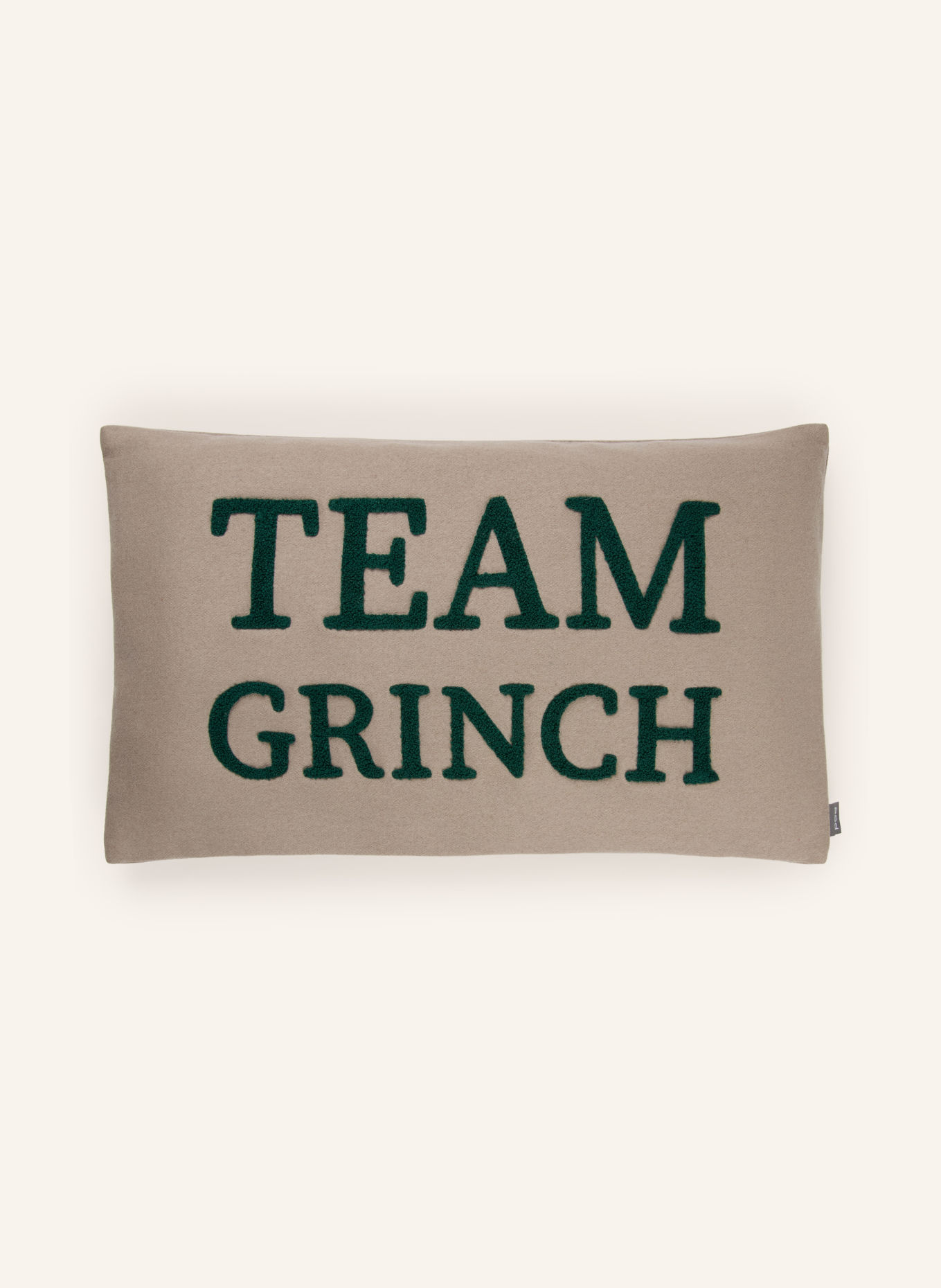 PAD Sierkussenhoes TEAM GRINCH: GRIJS / DONKERGROEN