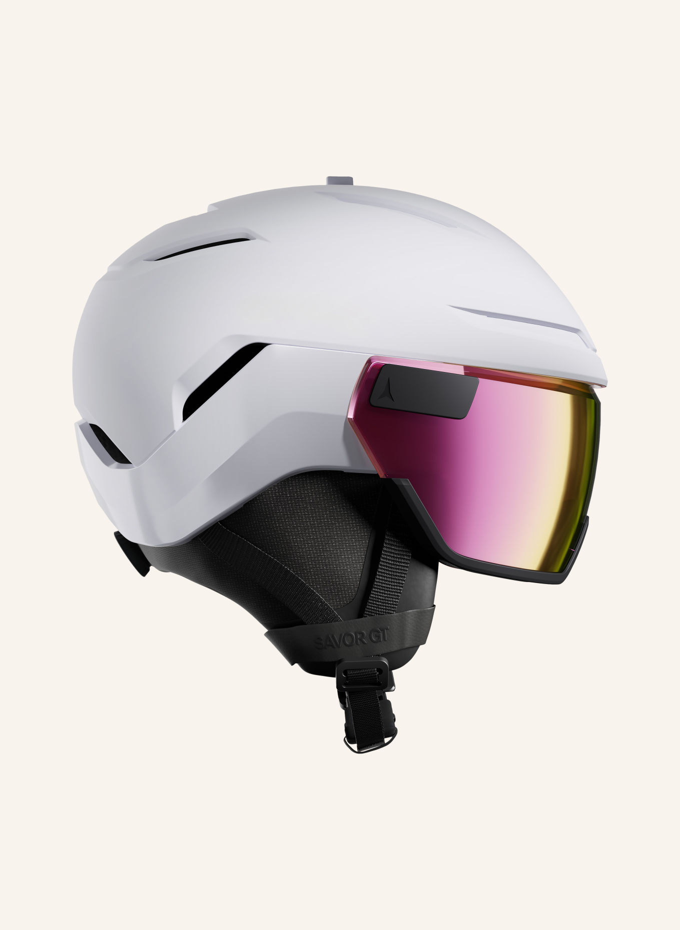 ATOMIC Skihelm SAVOR GT VISOR HD: WIT / ROZE