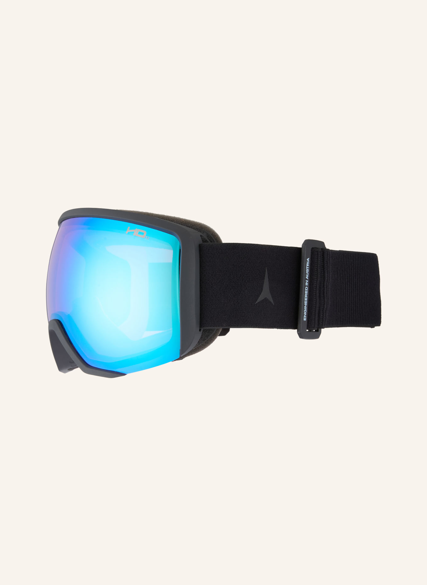 ATOMIC Skibril REVENT M HD: ZWART / BLAUW