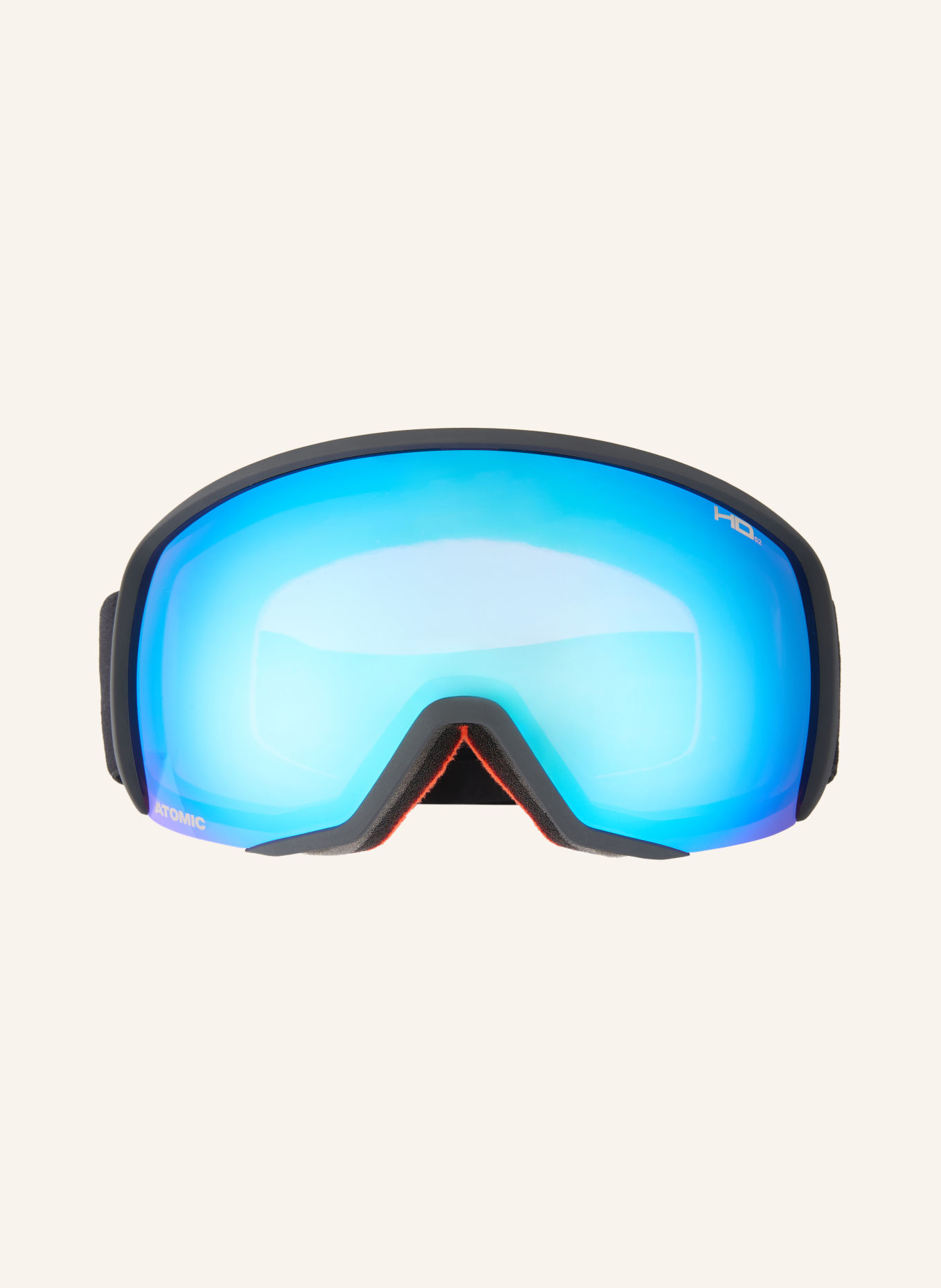 ATOMIC Skibril REVENT M HD: ZWART / BLAUW
