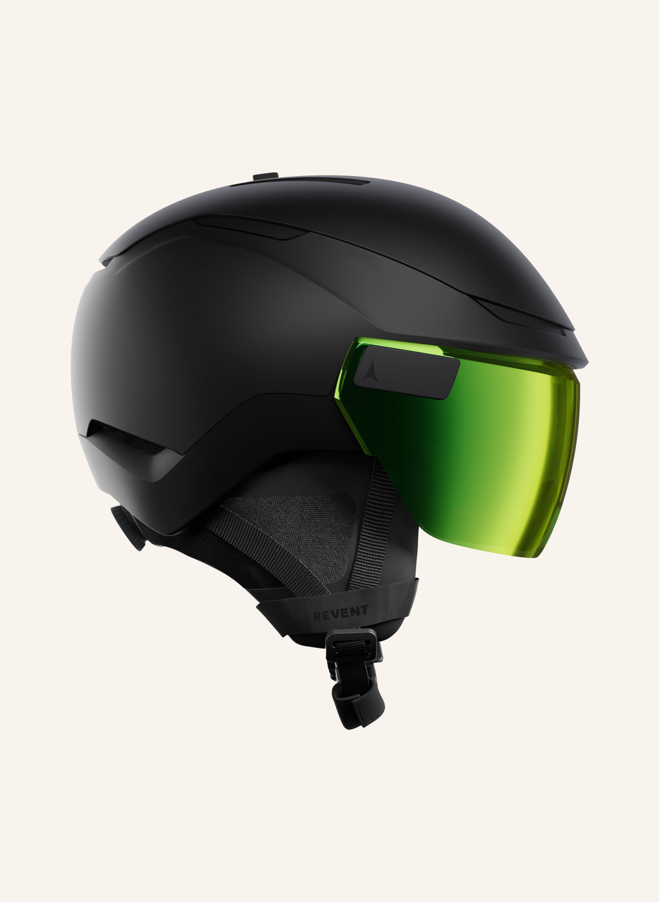 ATOMIC Skihelm REVENT GT AMID VISOR HD PHOTO: ZWART / GOUD / GROEN