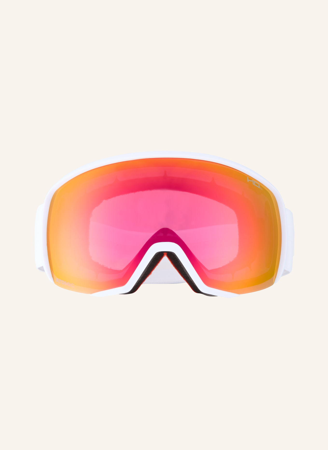 ATOMIC Skibril REVENT L HD: WIT / ROOD