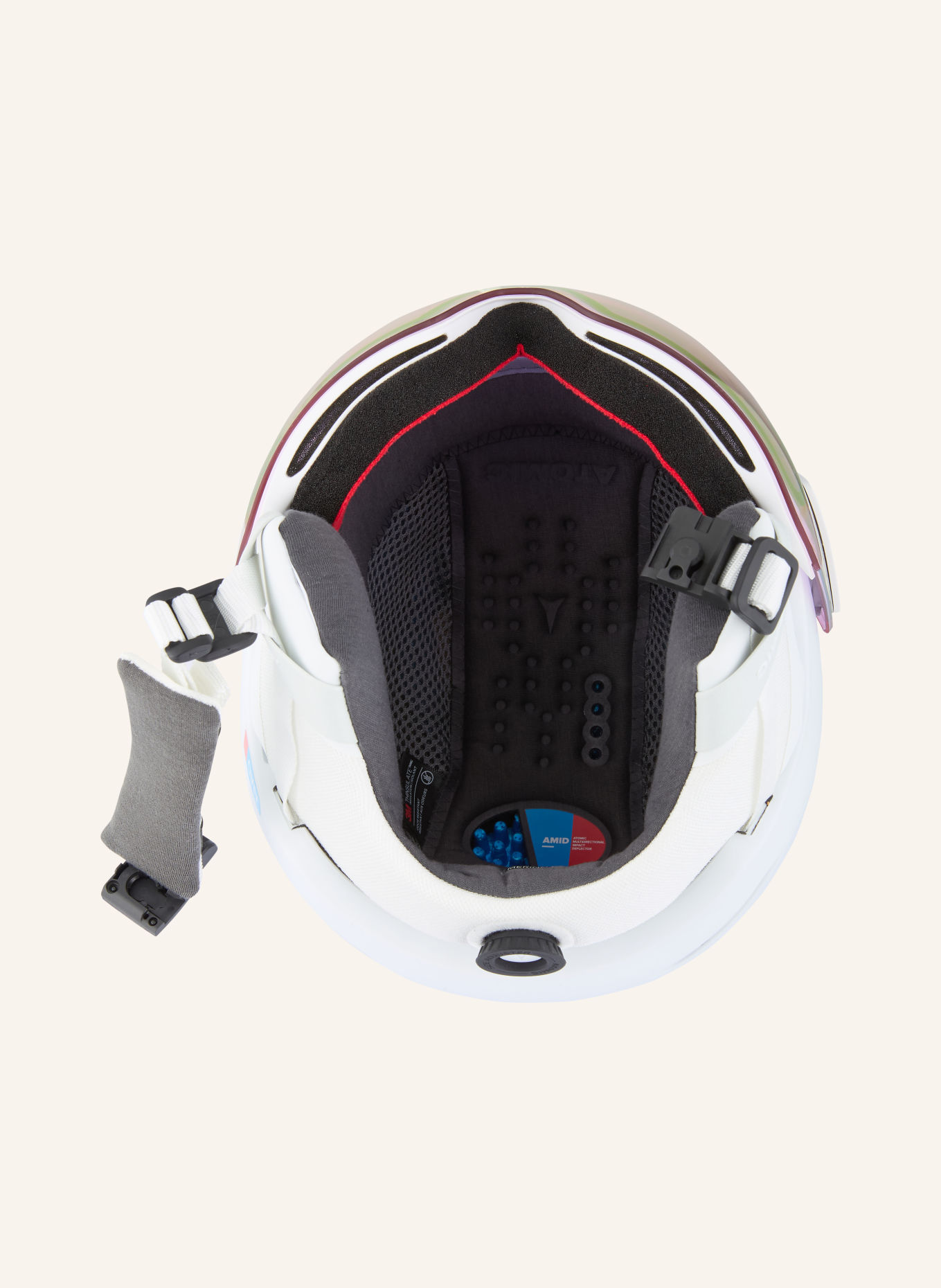 ATOMIC Skihelm REVENT GT AMID VISOR HD PHOTO: WIT / GOUD