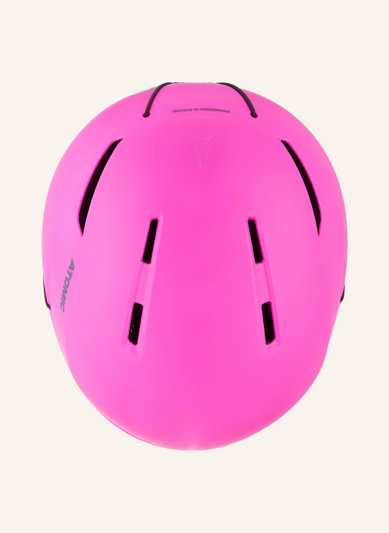 ATOMIC Skihelm REVENT JR: NEONROZE / DONKERPAARS