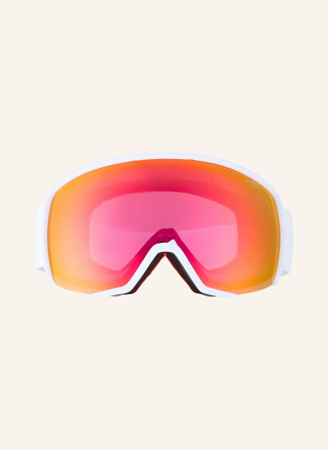 ATOMIC Skibril REVENT M HD: WIT / ROOD