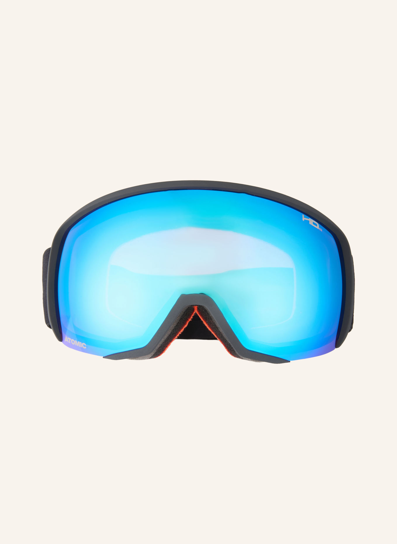 ATOMIC Skibril REVENT L HD: ZWART / BLAUW
