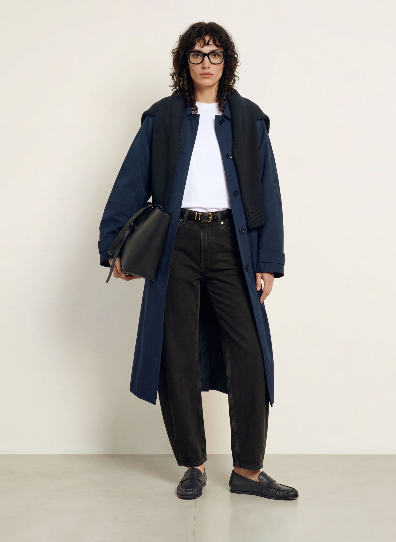 ARKET Trenchcoat MIRANDA: DUNKELBLAU