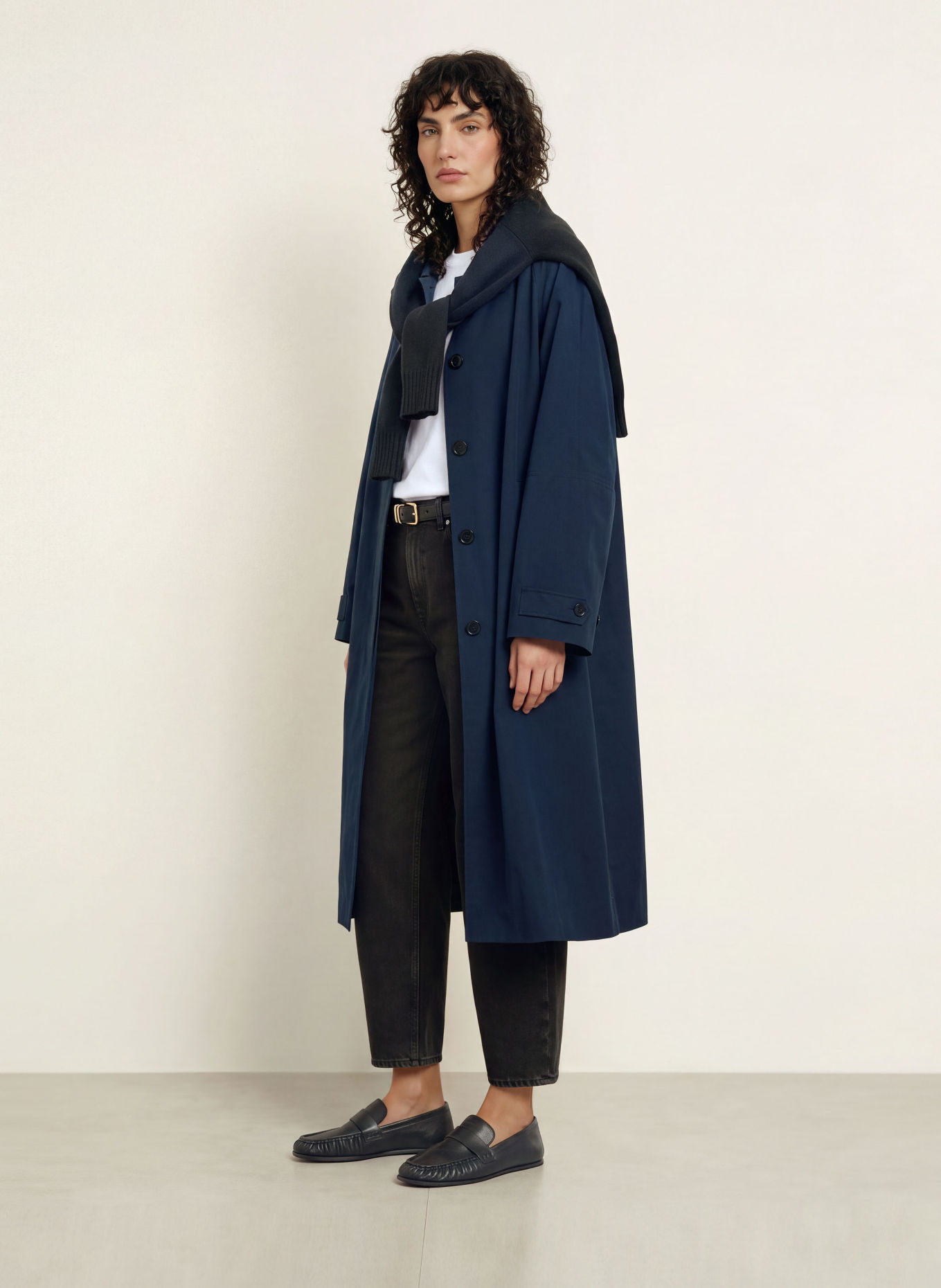 ARKET Trenchcoat MIRANDA: DUNKELBLAU