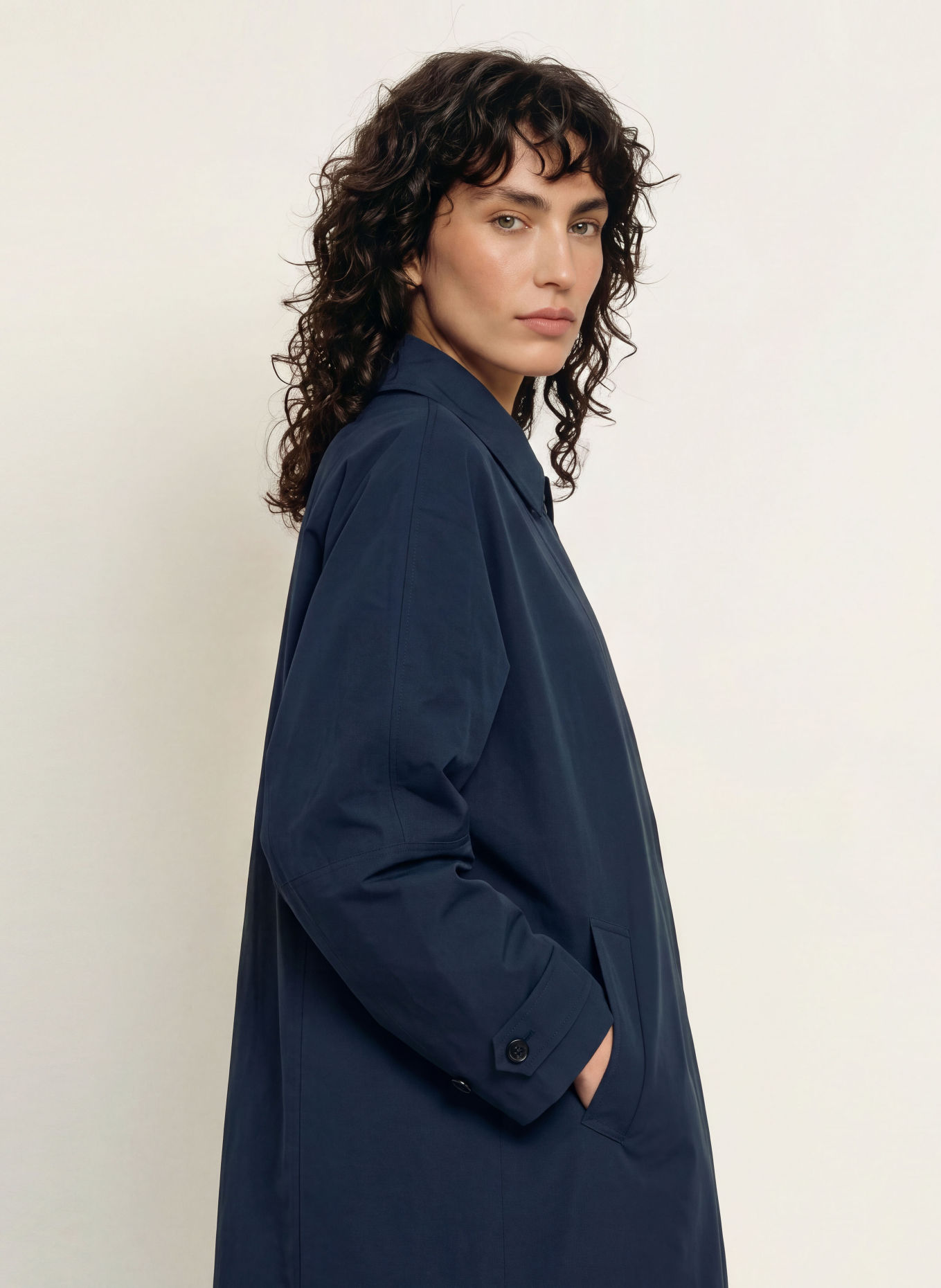 ARKET Trenchcoat MIRANDA: DUNKELBLAU