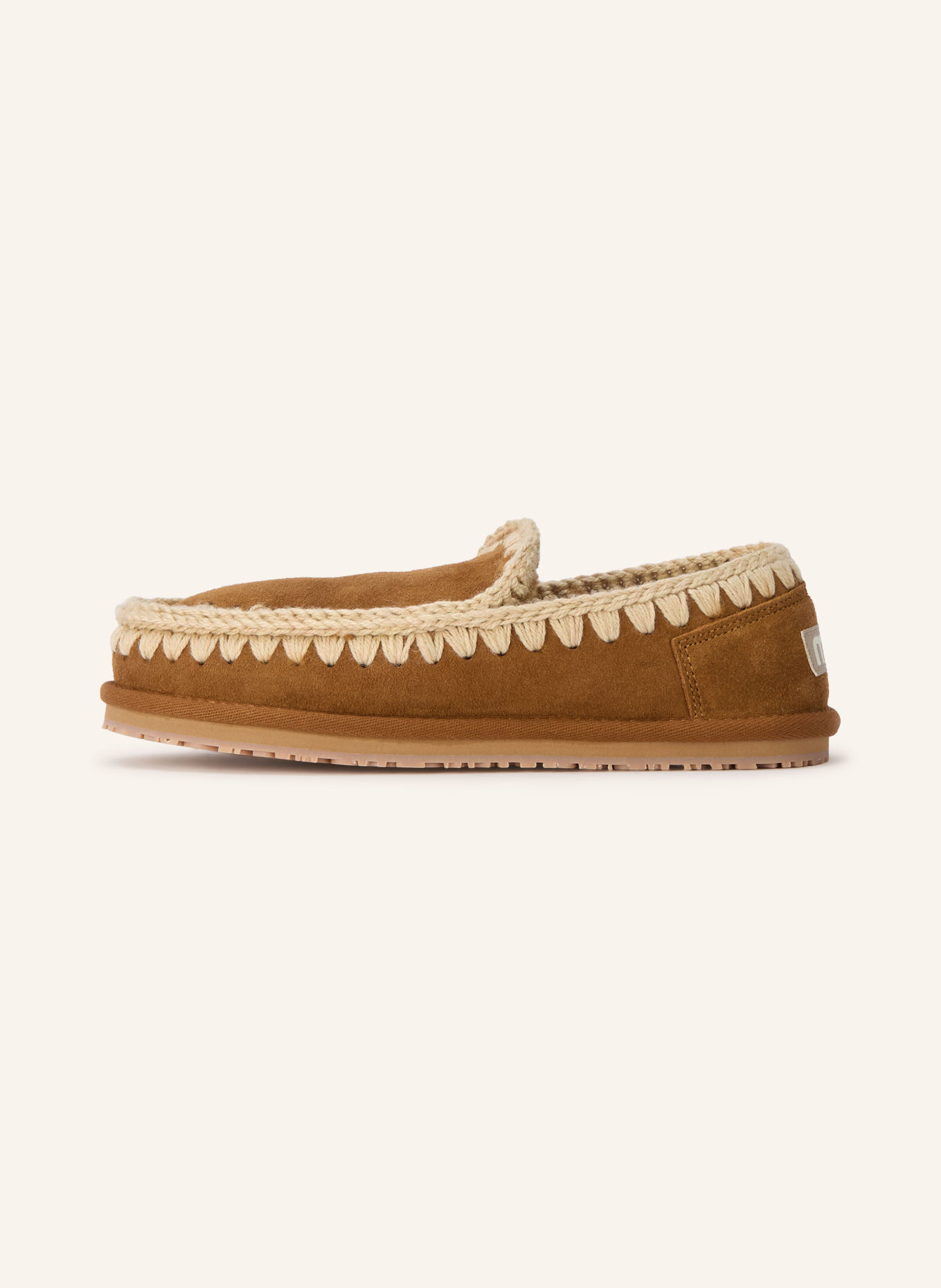 mou Slippers: COGNAC / LIGHT BROWN