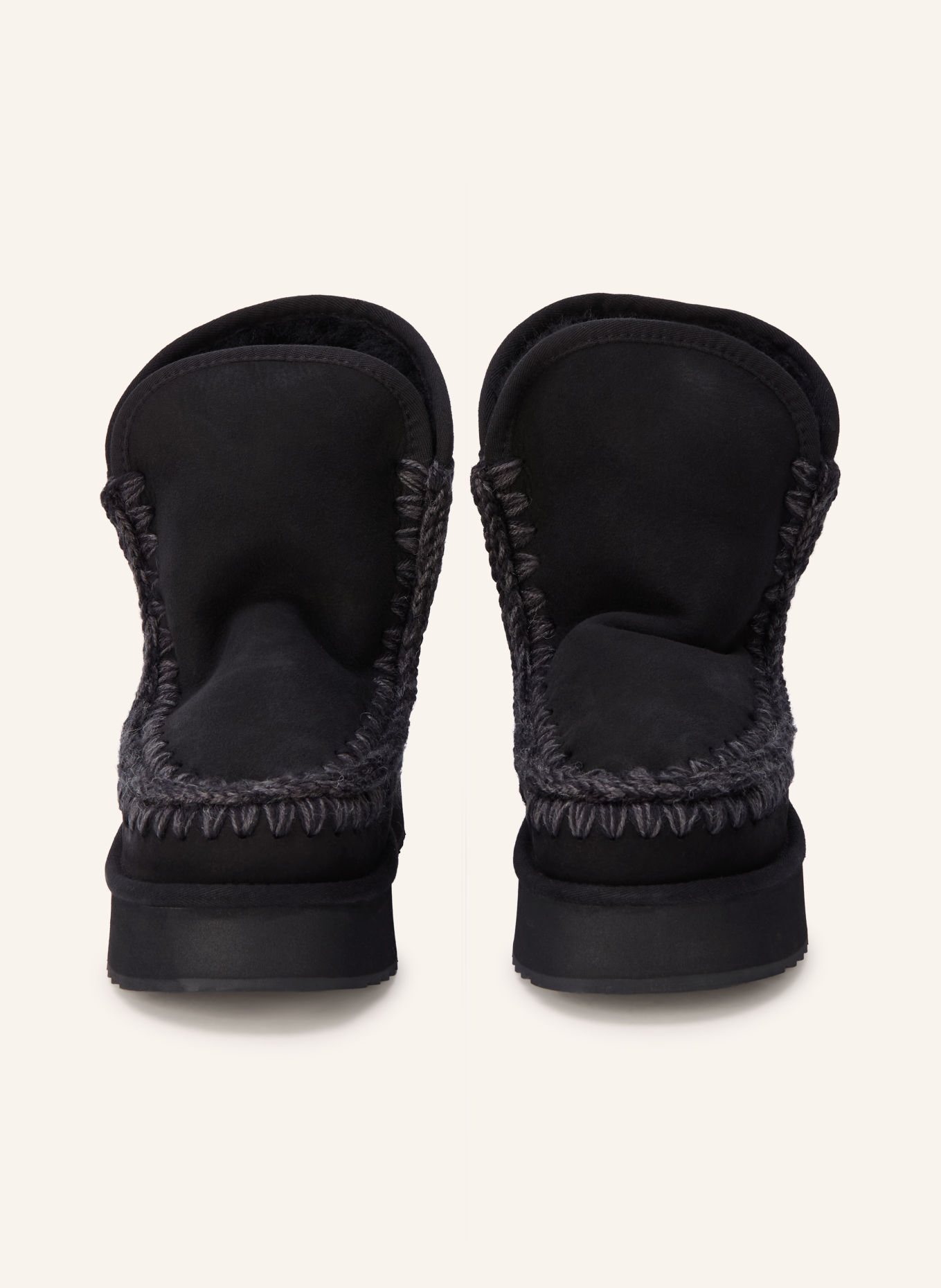 mou Plateau-Boots: ZWART
