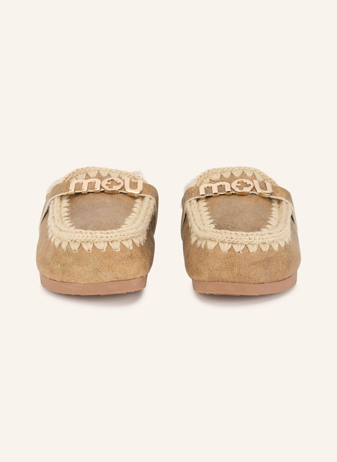 mou Muiltjes WINTER: BEIGE / ECRU