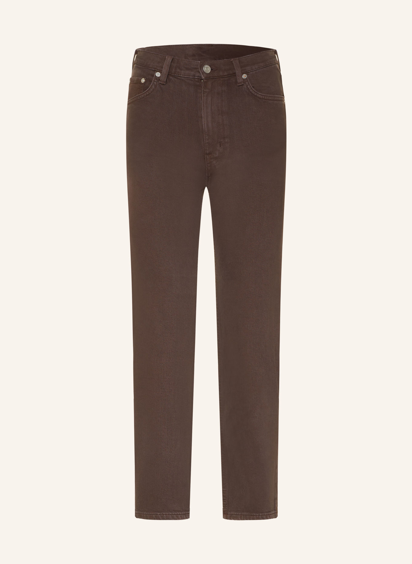 ARKET Cropped jeans: 027 Brown Dark