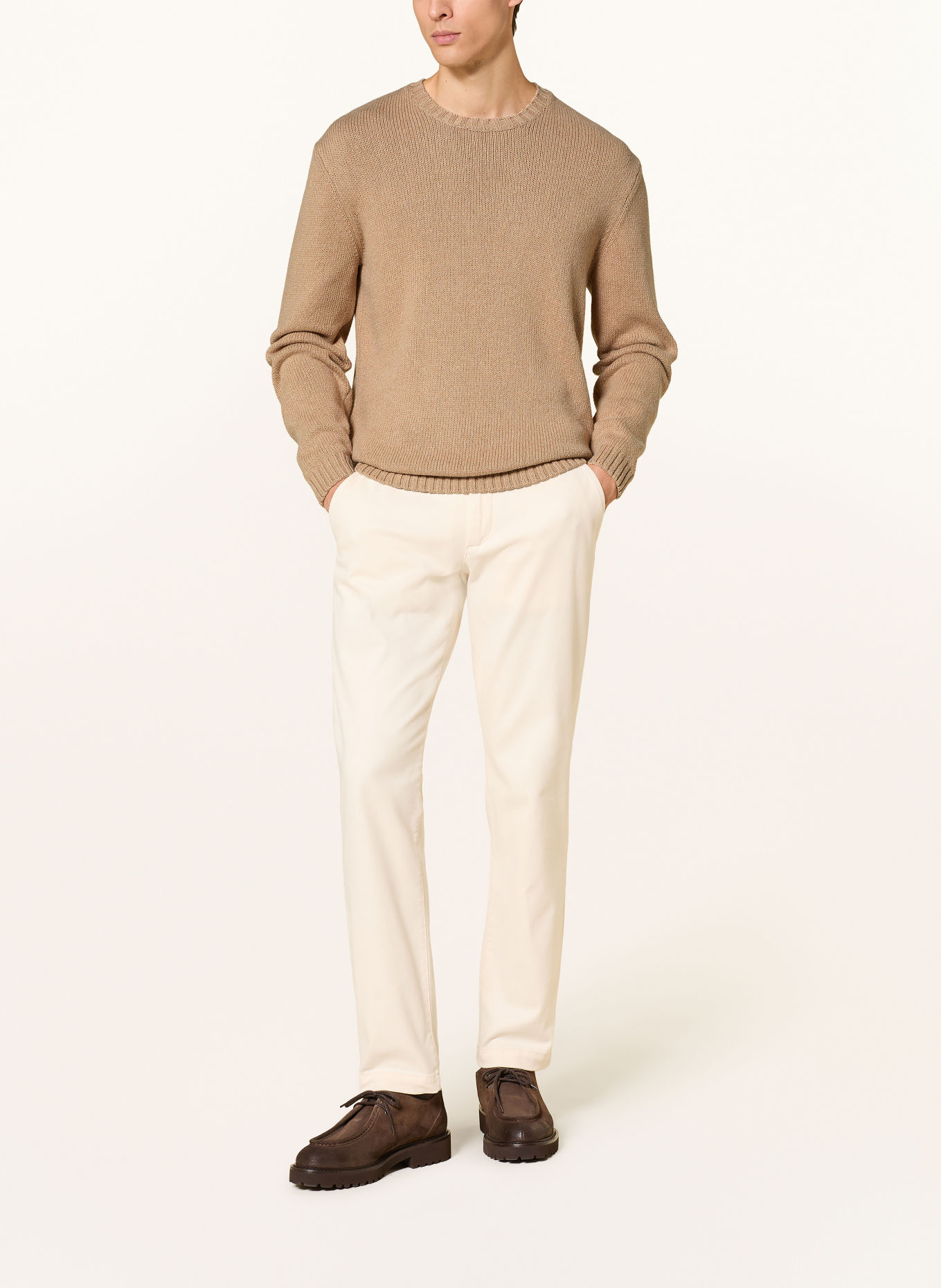 RAGMAN Sweater: BEIGE