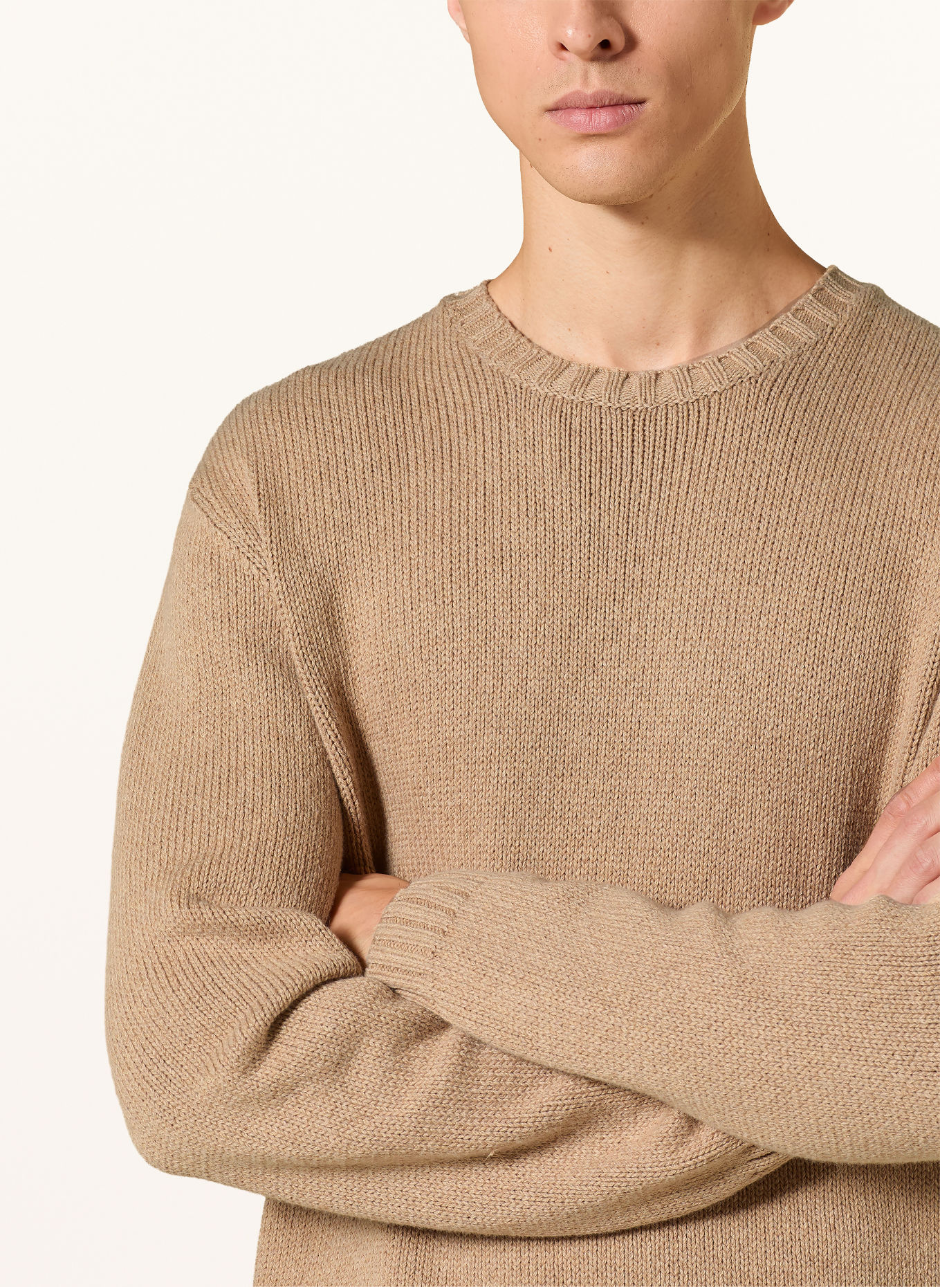 RAGMAN Sweater: BEIGE