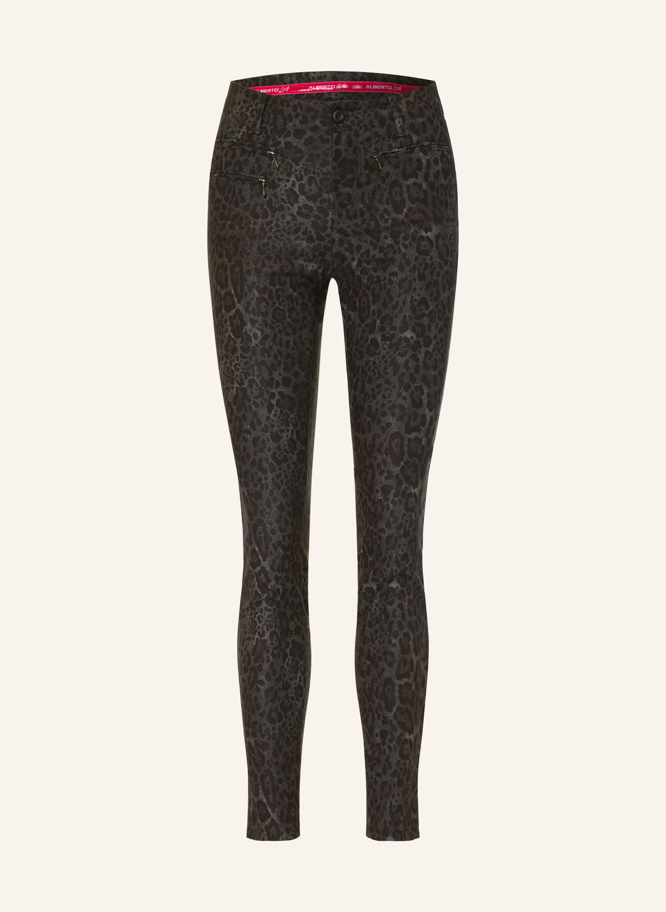 ALBERTO Pantalon de golf TINA: NOIR / GRIS FONCÉ / GRIS