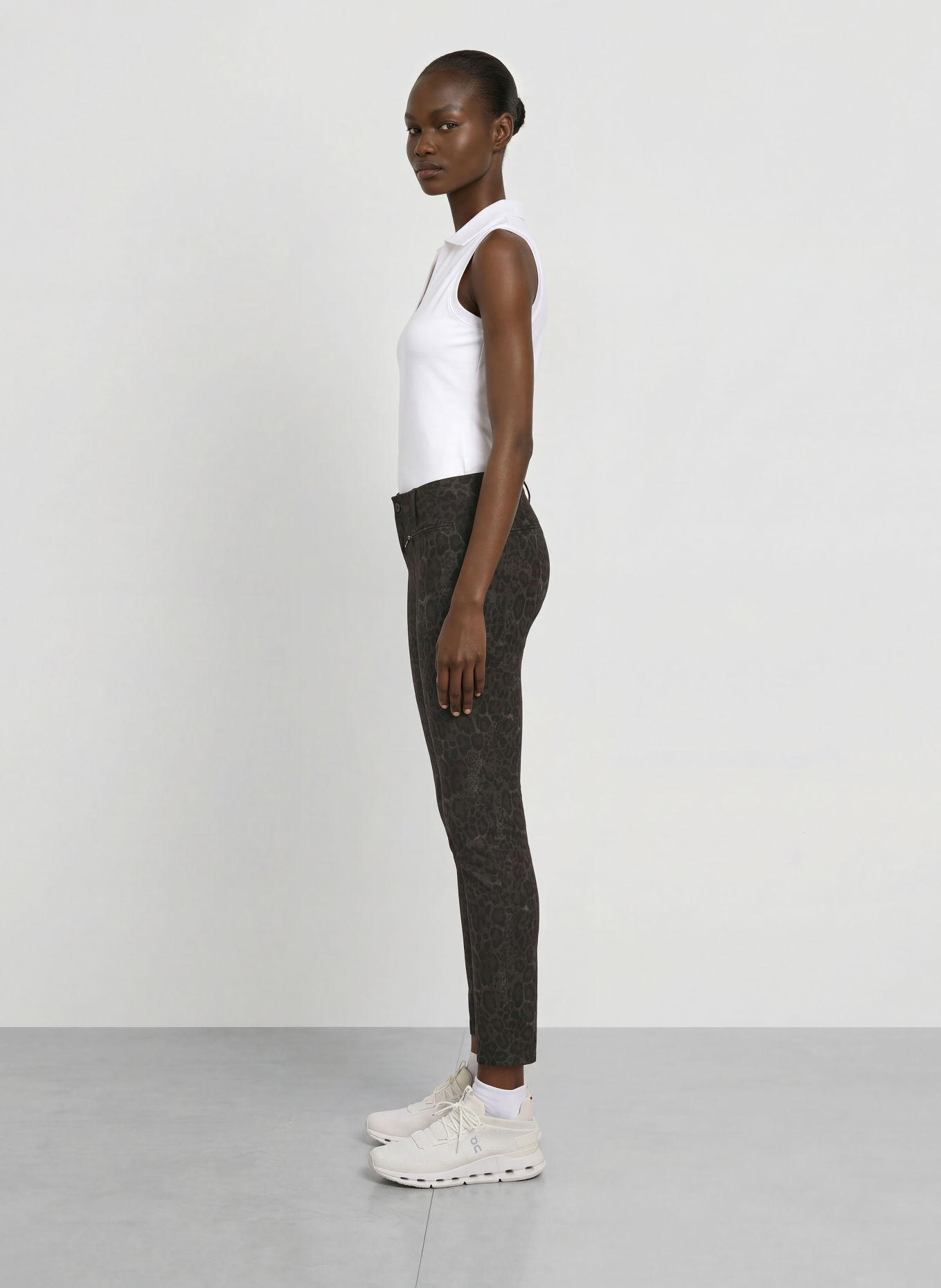 ALBERTO Pantalon de golf TINA: NOIR / GRIS FONCÉ / GRIS