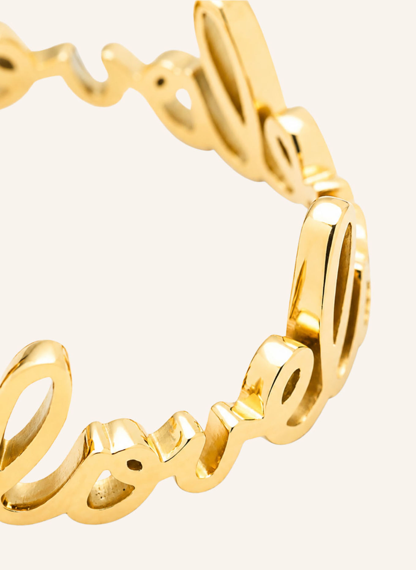 LULU Copenhagen Ring FOR MY LOVE: GOLD